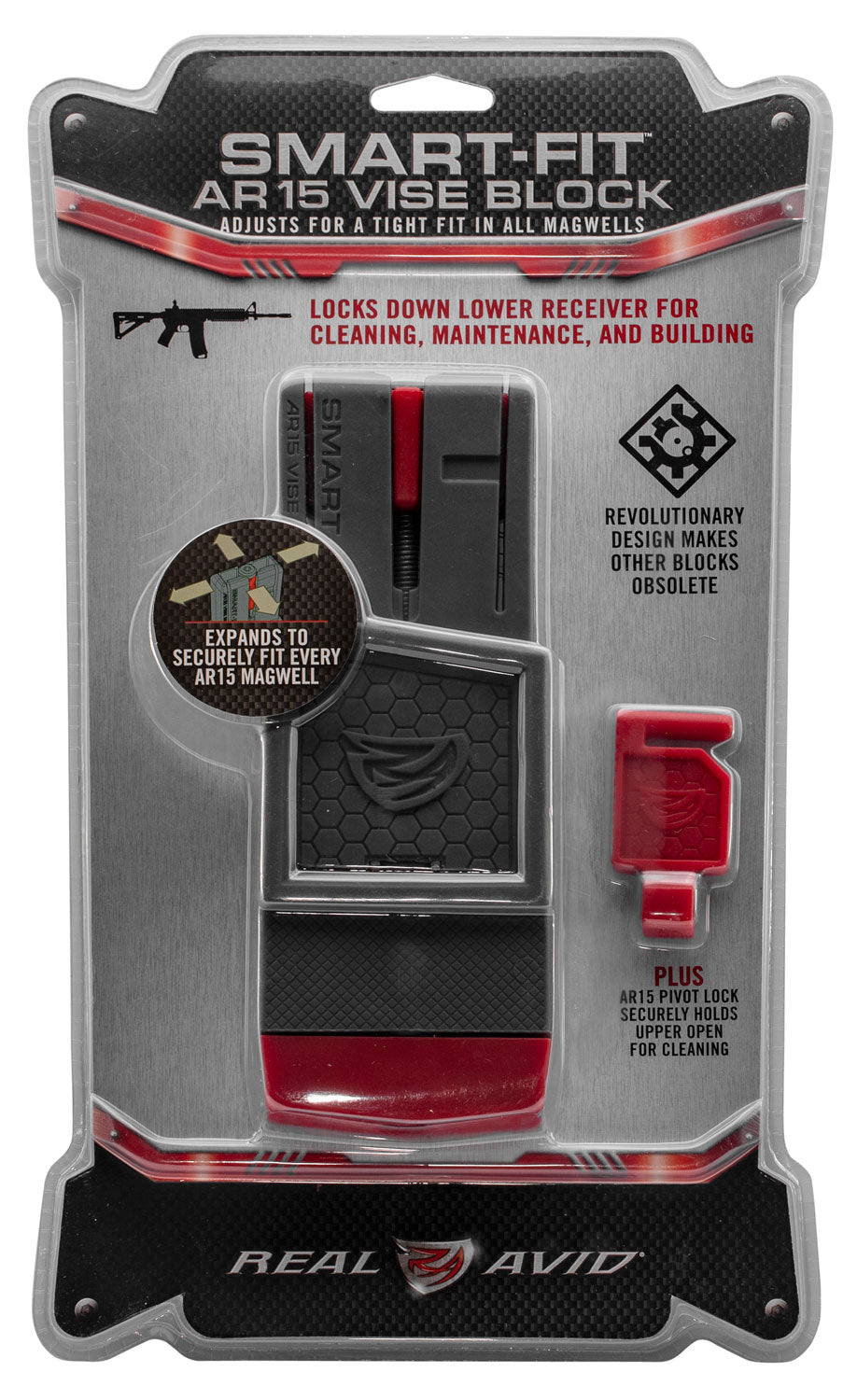 Real Avid Smart-Fit AR-15 Vise Block - Polymer Gray
