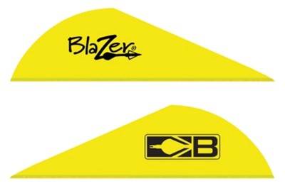 Bohning Blazer Vanes 2" Solid Neon Yellow 36-Pack
