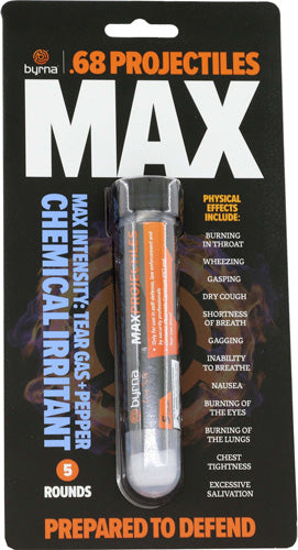 Byrna Technologies Max .68 Cal Projectiles 5-Count Tube