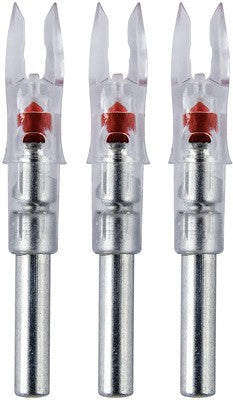 Nockturnal Lighted Nock S-Series Red 3-Pack