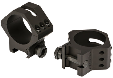 Weaver Mounts 6-Hole Tactical Picatinny 34mm Low 2-Piece Scope Rings - Matte Black
