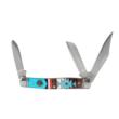 American Buffalo Knife & Tool Roper Sunset Series #2 Western Stockman 3-Blade Folding Knife