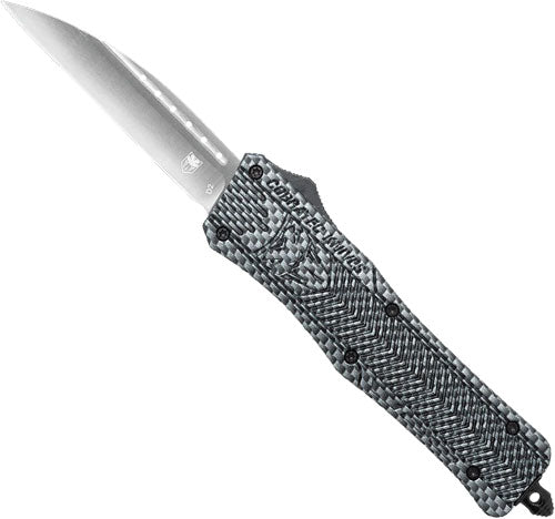 CobraTec Knives CTK-1 Medium 3" OTF D2 Steel Wharncliffe Carbon Fiber