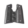 Pachmayr Diamond Pro 1911 Grip Black Rubber w/ Finger Grooves