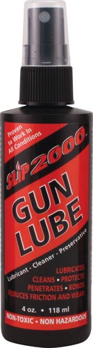 Slip 2000 Gun Lube 4 oz All-In-One Synthetic Pump Bottle CLP