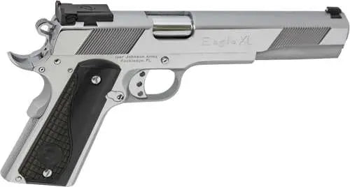 Iver Johnson Arms Eagle XL 10mm 6" 8+1 Semi-Auto Pistol - Polished Chrome