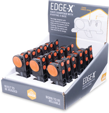 Outdoor Edge Game Edge-X 2-Stage Pocket Knife Sharpener - SXD18 - 18 Pc Counter Display