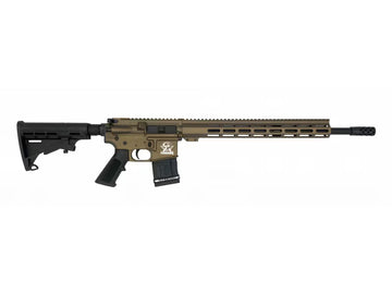 Great Lakes Firearms GL-15 AR-15 450 Bushmaster 18" 5+1 Semi-Auto Rifle - Burnt Bronze