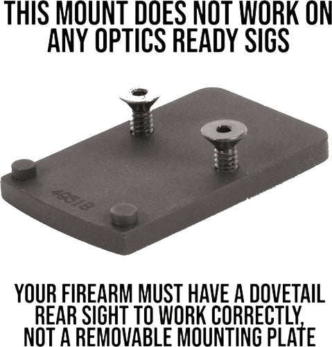 Evolution Gun Works Trijicon RMR Mount for SIG P220, P229, P320 - Black Matte