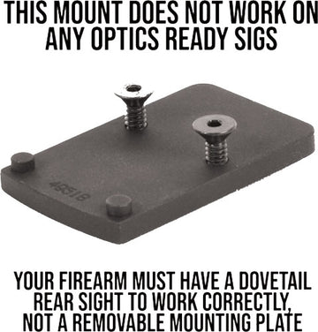 Evolution Gun Works Trijicon RMR Mount for SIG P220, P229, P320 - Black Matte