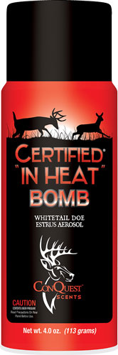 ConQuest Scents Certified In Heat Deer Lure 4oz Aerosol