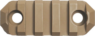 GrovTec GTSW365 M-LOK Picatinny Rail Section 2.2" 5-Slot Aluminum - Coyote Tan Cerakote