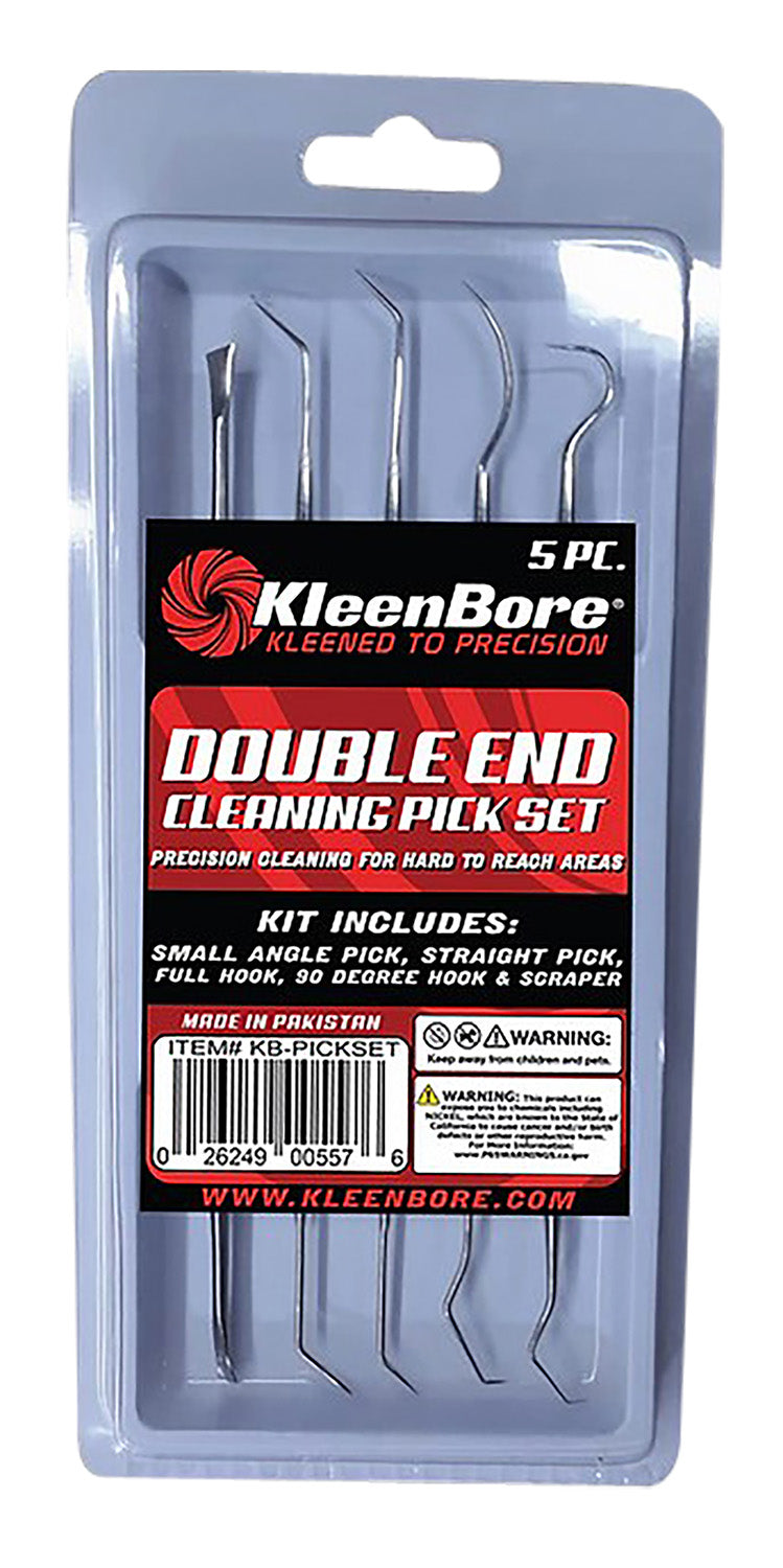 Kleen-Bore KB-PICKSET 5-Pc Stainless Steel Double-Ended Gun Pick Set
