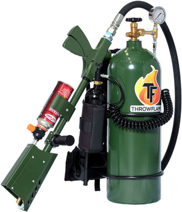 Throwflame XL 18 Flamethrower Forest Green 110ft+ 3.3 Gallon