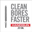 Real Avid Bore-Max Speed Brush .22 Cal Pistol Bronze Brush