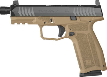 AREX Delta Gen2 Tactical X OR 9mm Luger 17+1 Semi-Auto Pistol - Threaded Barrel, Black/FDE
