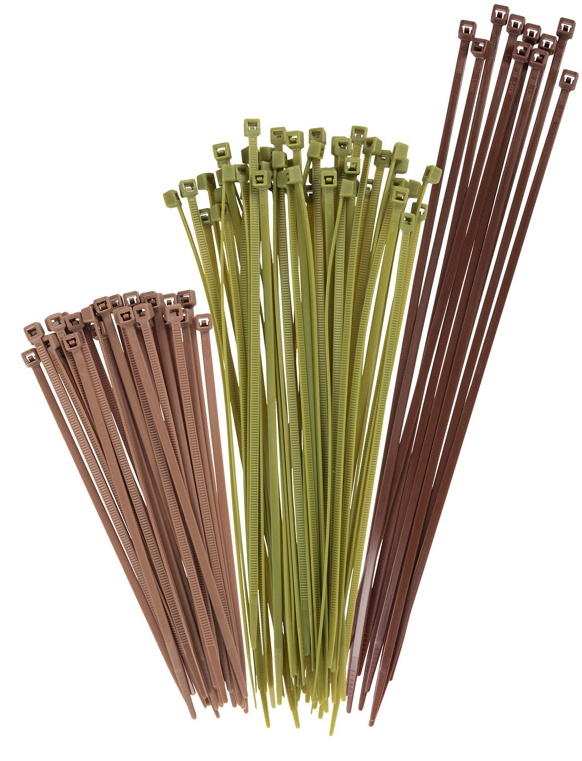 Allen Vanish Hunting Blind Nylon Cable Ties 100-Pack Assorted Green/Brown/Tan