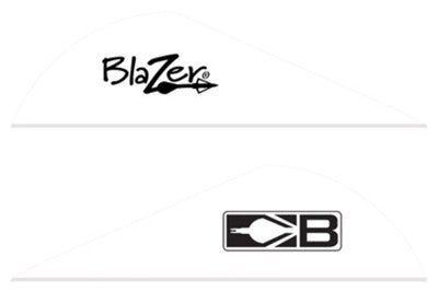 Bohning Blazer Vanes 2" Solid White 100-Pack