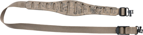 Quake Claw Contour Rifle Sling 1" Swivel Tan Nylon - Sand Camo