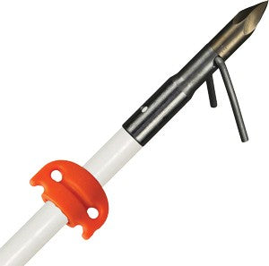 AMS Bowfishing Chaos FX Fiberglass Arrow White 32" 5/16" Stainless Steel Point
