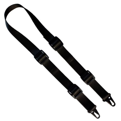 Red Rock Gear US Tactical D4 Task Ops 2-Point Sling 1.25" Black Nylon - HK Hooks & D-Ring