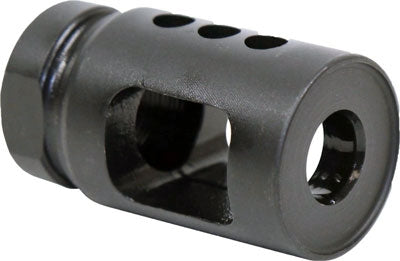 Guntec USA M-COMP AR-15 1/2x28 Multi-Port Steel Compensator - Black