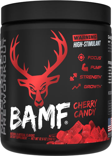 Bucked Up BAMF Pre-Workout Candy Cherry 30 Servings