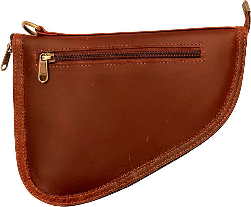 Palmetto Bag Co Pistol Case Medium - Ox Blood Brown Buffalo