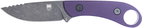 CobraTec Knives D2 Skinner Gen II 3.5" Fixed Blade D2 Steel Purple G10 Kydex Sheath