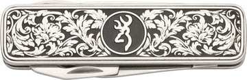 Browning Morgan Folder 1.75" Multi-Function Folding Knife - Scroll Engraved