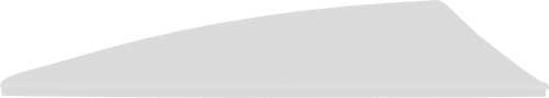 TAC Vanes Driver 2.75" White Fletching - 36 Pack
