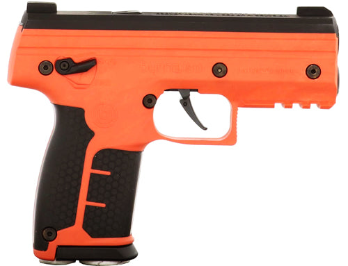 Byrna Technologies SD Kinetic Kit .68 Cal 5-Rd CO2 Powered Launcher w/ 2 Mags & Projectiles - Orange