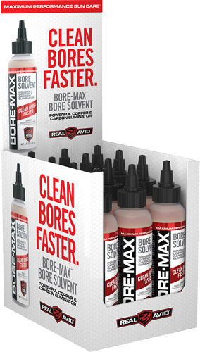 Real Avid Bore-Max Solvent 4 oz - 12-Pack Display