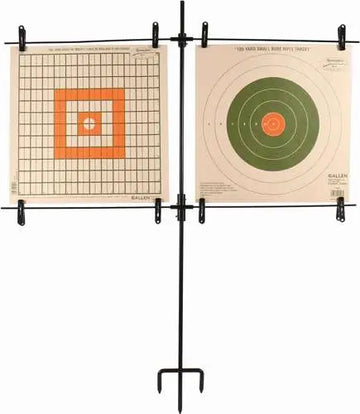 Allen 15295 Paper Target Stand Steel Frame with 8 Clips