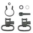GrovTec GTSW45 Locking Swivel Set w/ Barrel Band for Remington 760 & 7600 - 1" Loops - Black Oxide