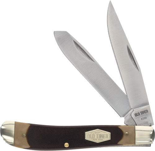 Old Timer Gunstock Trapper 2-Blade 3.1" Stainless Steel Delrin Folding Knife
