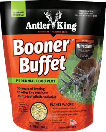 Antler King Booner Buffet 3 lb 1/4 Acre Perennial Food Plot Seed