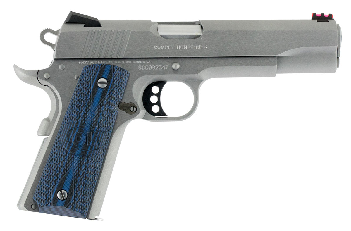 Colt Mfg 1911 Competition 70 Series .45 ACP 5" 8+1 Semi-Auto Pistol - Stainless