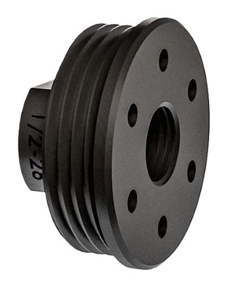 GrovTec GTHM370 HUB Direct Thread Suppressor Adaptor 1/2x28 - Black Nitride