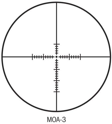Sightron S-TAC 3-16x42 MOA-3 Target Knobs 30mm SF Riflescope