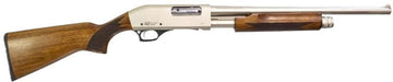 GForce Arms Pumpernickel GFP3 20 Gauge 18.5" 4+1 Pump Action Shotgun - Nickel Cerakote, Turkish Walnut