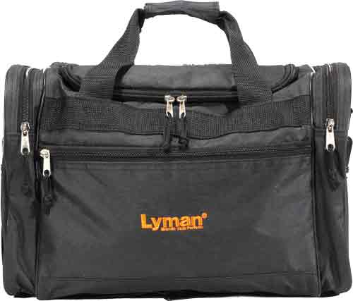 Lyman Handgun Range Bag Black 600D Nylon w/Carry Strap
