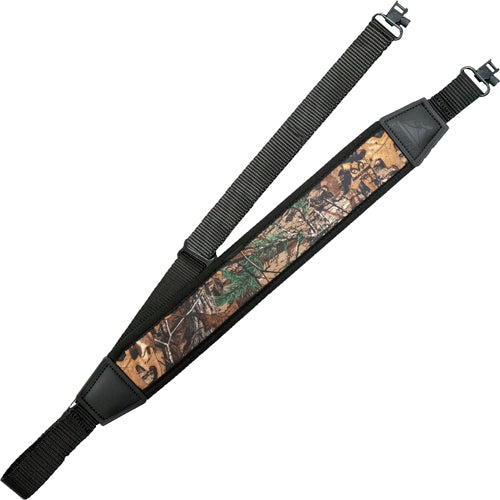 GrovTec GTSL122 Flex Sling 2" Adjustable Elastic Polymer w/ Locking Swivels - Realtree Xtra