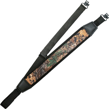 GrovTec GTSL122 Flex Sling 2" Adjustable Elastic Polymer w/ Locking Swivels - Realtree Xtra