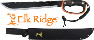Elk Ridge ER279S 21.5" Machete 3CR13 Stainless D-Handle w/ Sheath