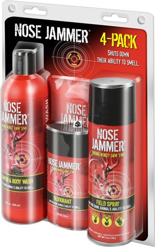 Nose Jammer Necessities Combo Kit Scent Control 4-Pack