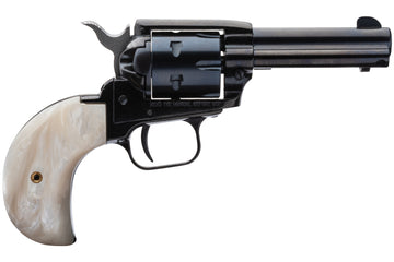 Heritage Mfg Rough Rider Birds Head Combo 22 LR/22 WMR 3.5" 6-Rd SAO Revolver - Blued / White Pearl Grips