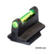 Hiviz DOVM420 Rifle Front Sight .420 Fiber Optic 3/8 Dovetail w/ LitePipes