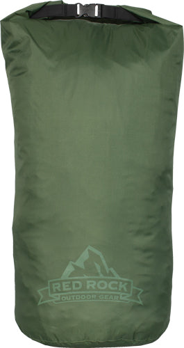 Red Rock Gear Roll Top Dry Bag 25 Liter Waterproof OD Green - 70D Nylon
