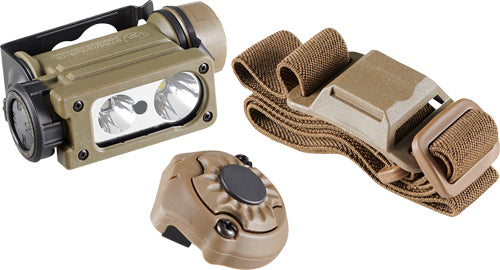 Streamlight 14519 Sidewinder Compact III Military 275 Lumen Hands-Free Helmet Light - Coyote Tan